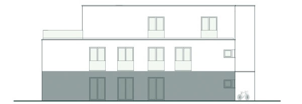 Frontansicht Wohnung 1